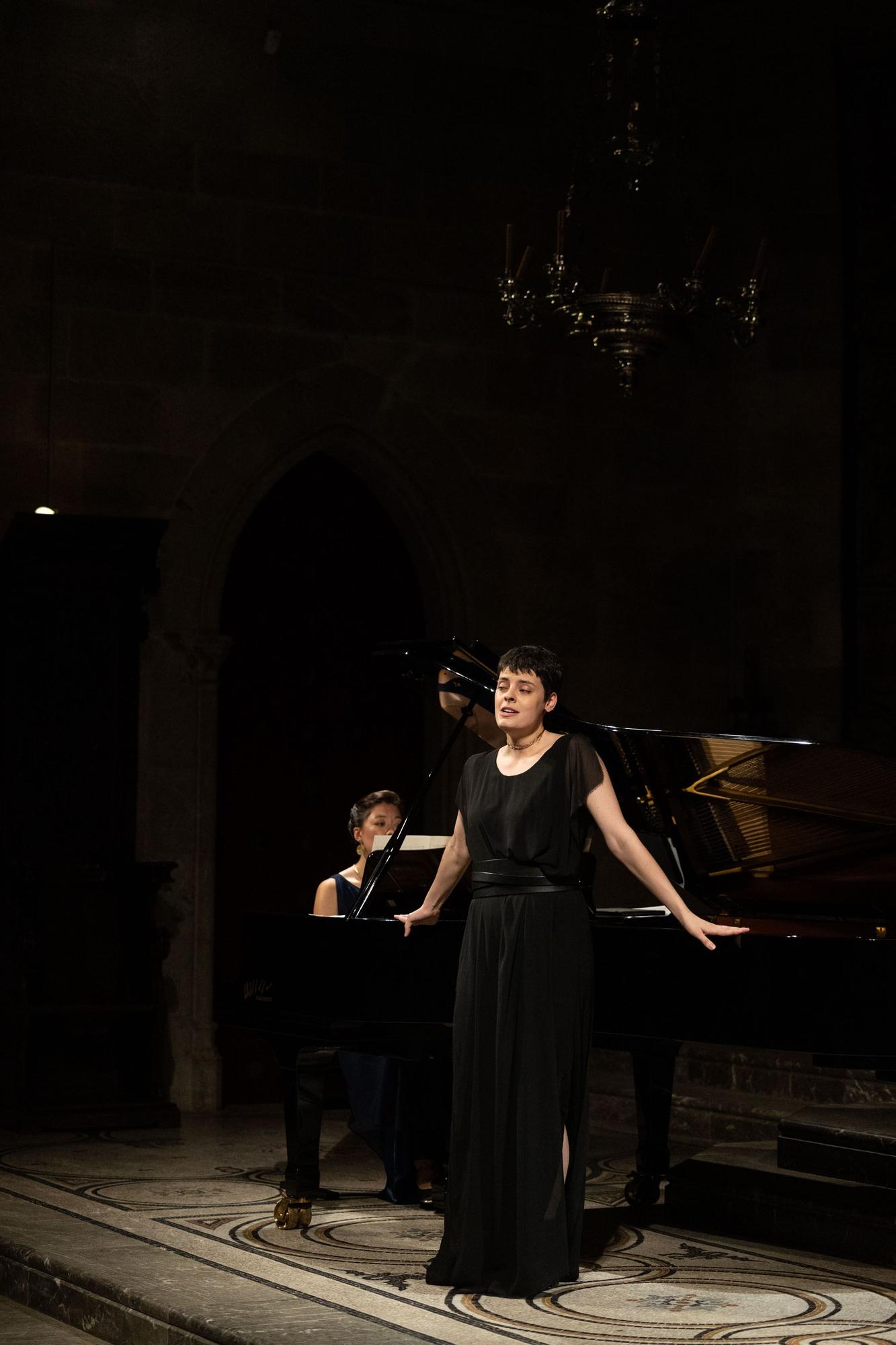 La mezzosoprano Emily d’Angelo ha debutat al festival amb un recital a l’església del Carme