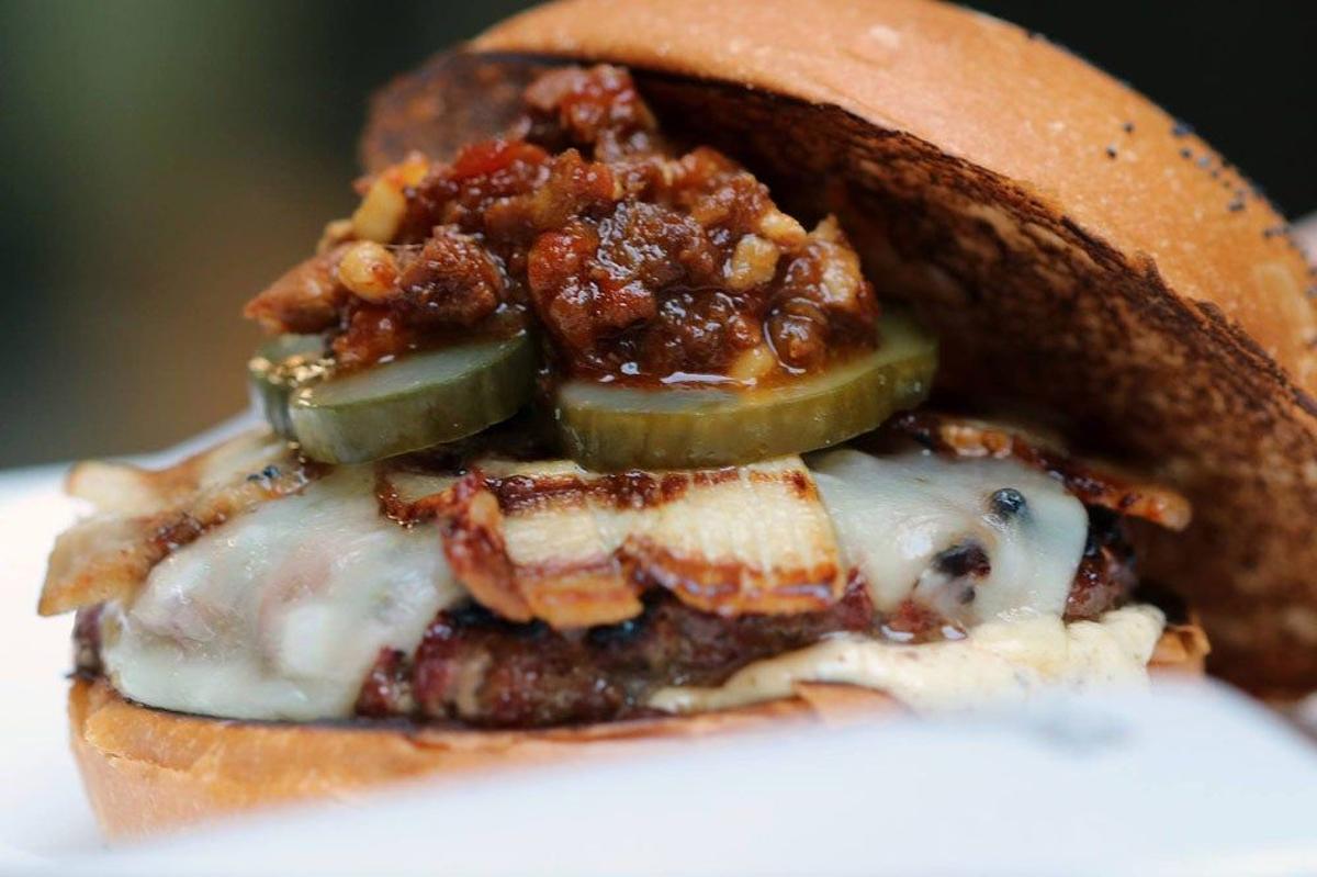 Hamburguesa del Restaurante Bacoa en Barcelona