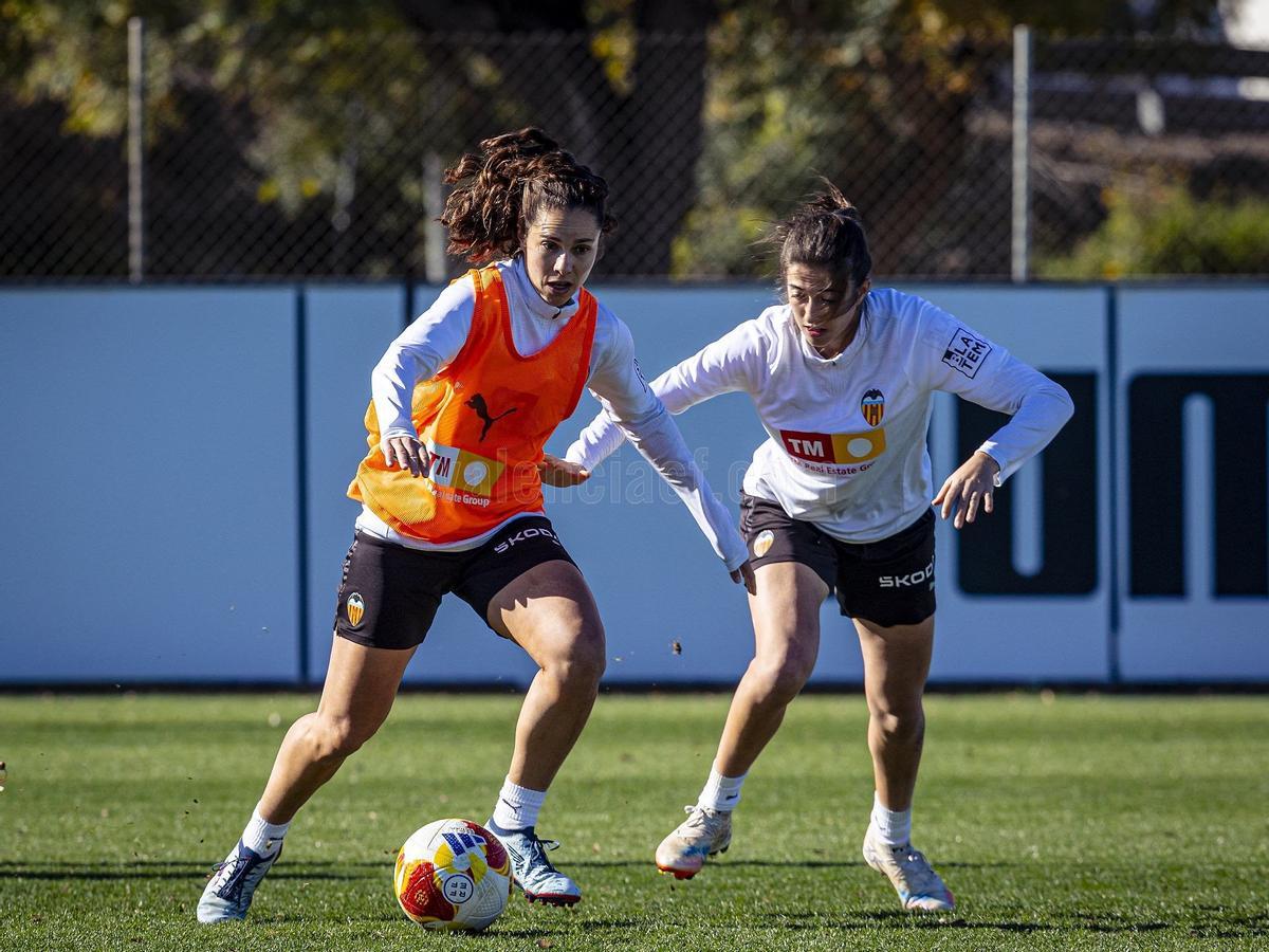 El Valencia CF prepara el partido contra el filial del Real Madrid