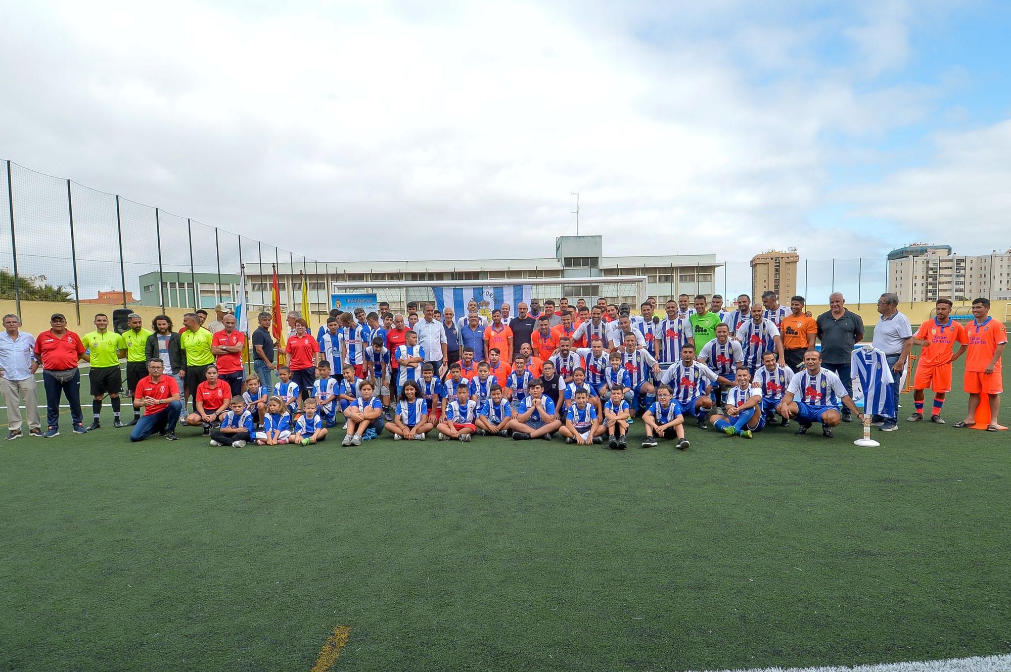 Homenaje al jugador Yeray Espino