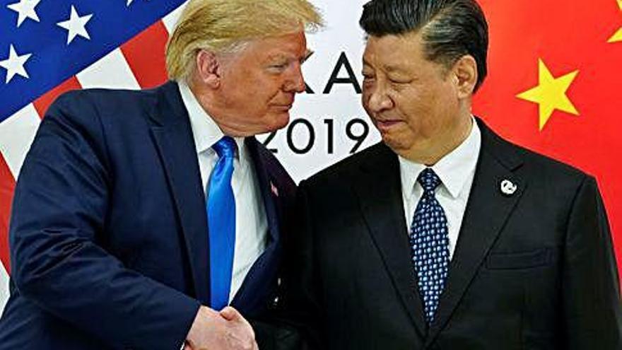 Donald Trump i el president de la Xina, Xi Jinping, a la trobada del G-20