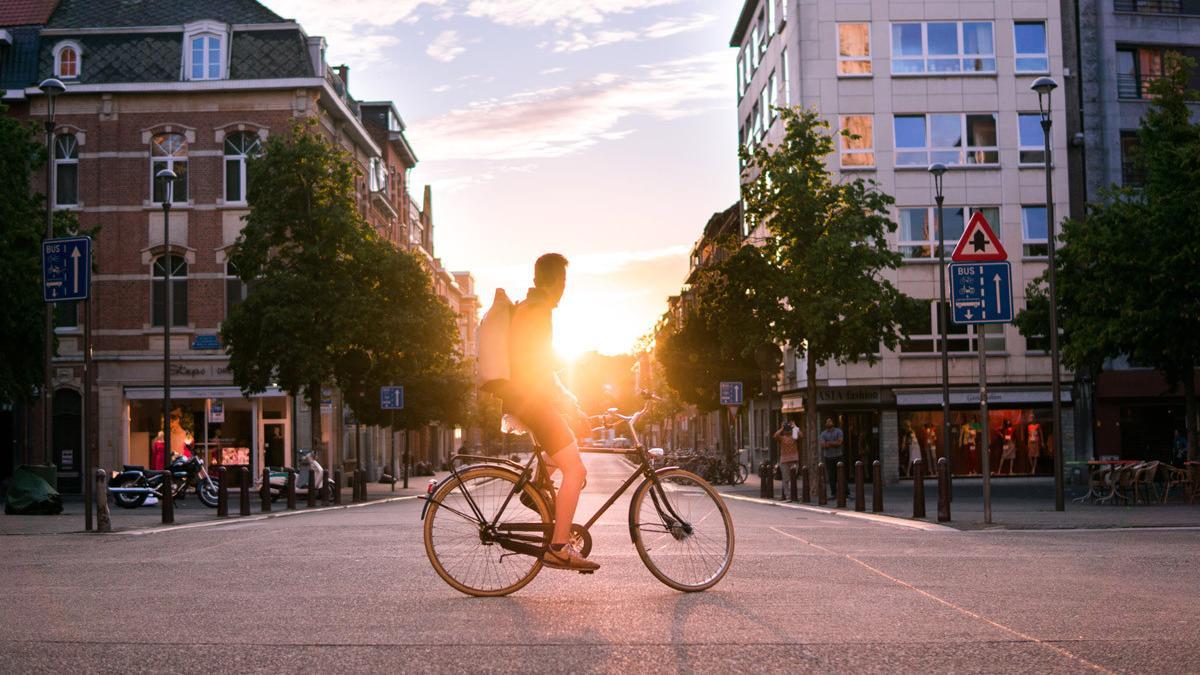 Un ciclista en la ciudad