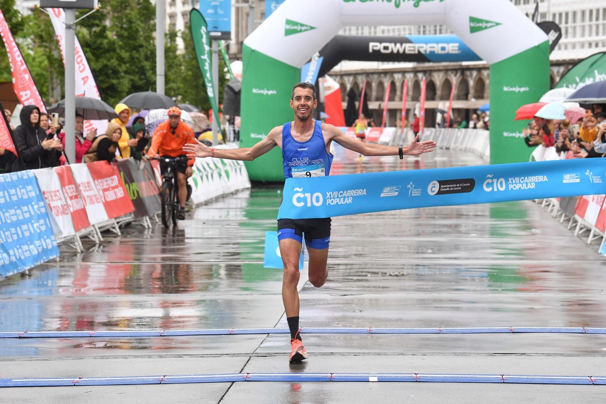 Carrera popular Coruña10: 2.186 corredores cruzaron la línea de meta