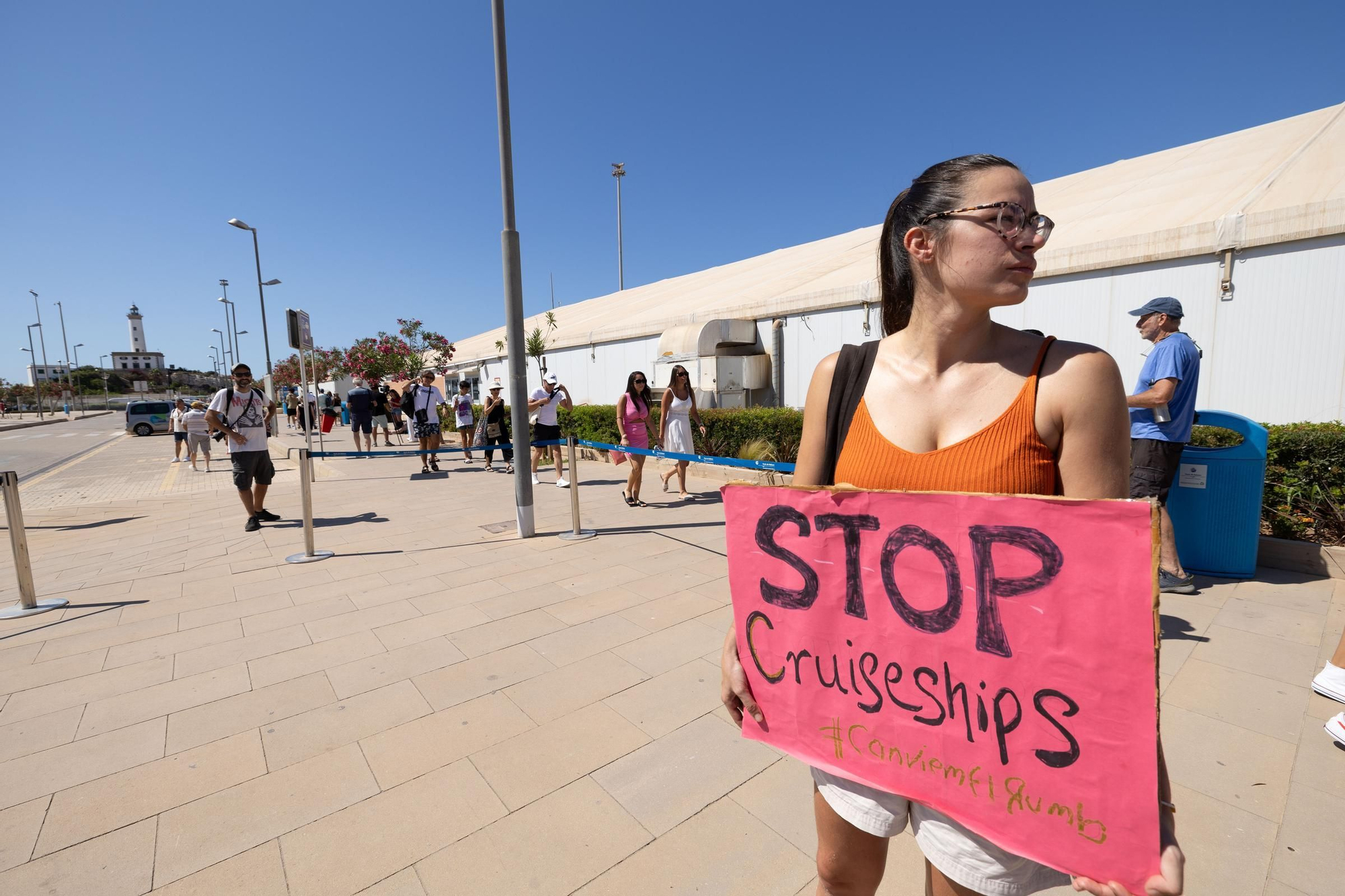 Galería: Portesta contra  los cruceros en Ibiza