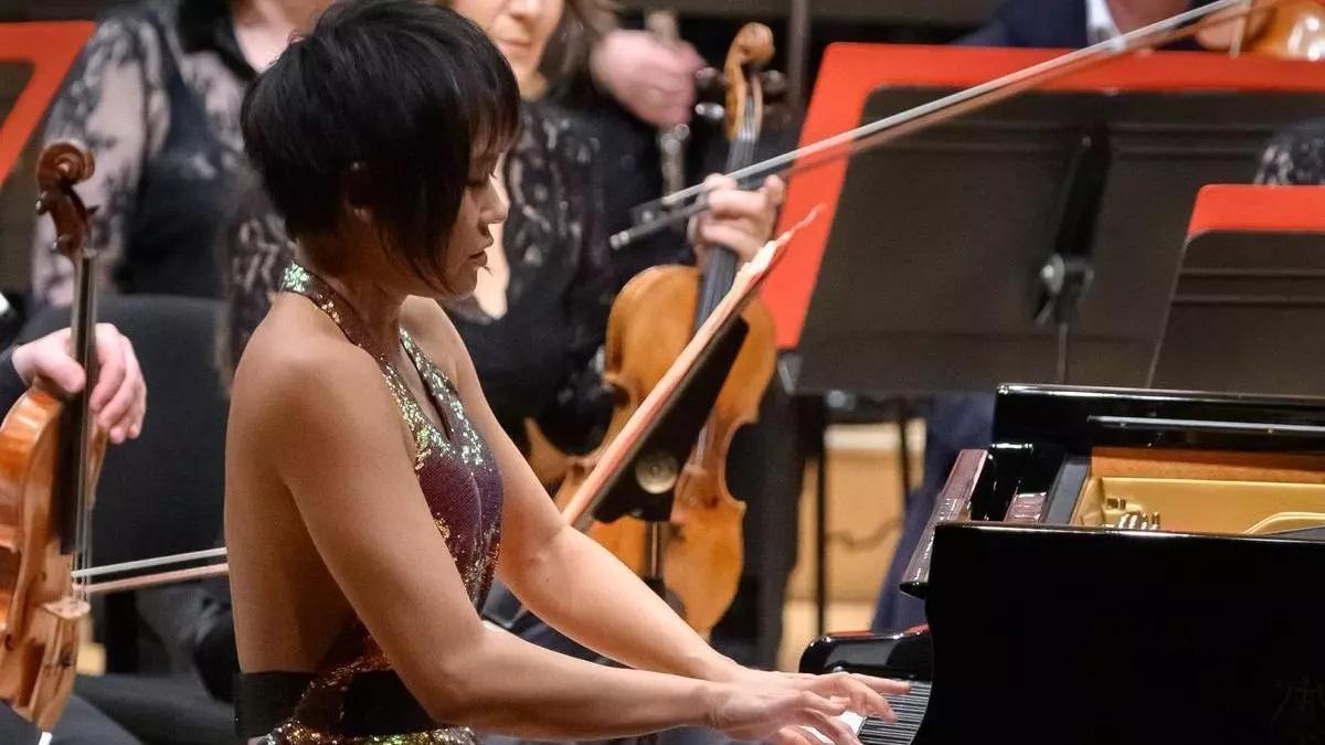 Die chinesische Pianistin Yuja Wang.