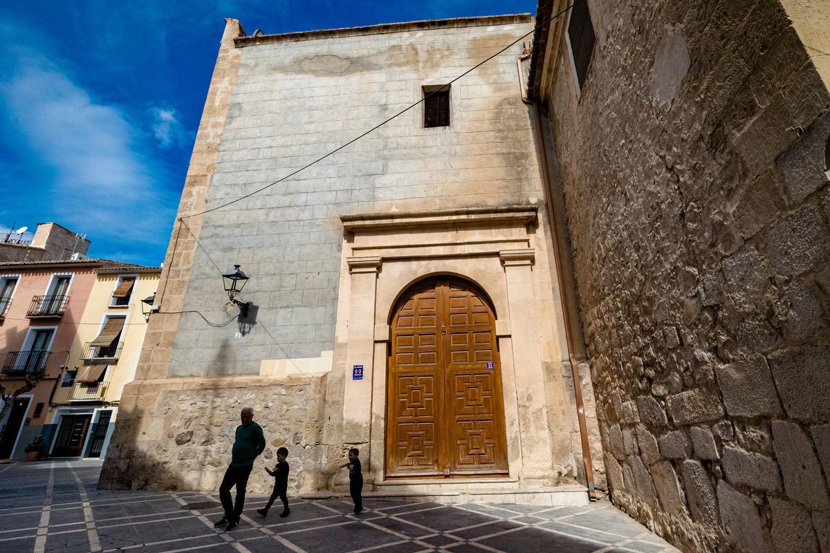 Parte de la fachada de la Iglesia de La Vila Joiosa.