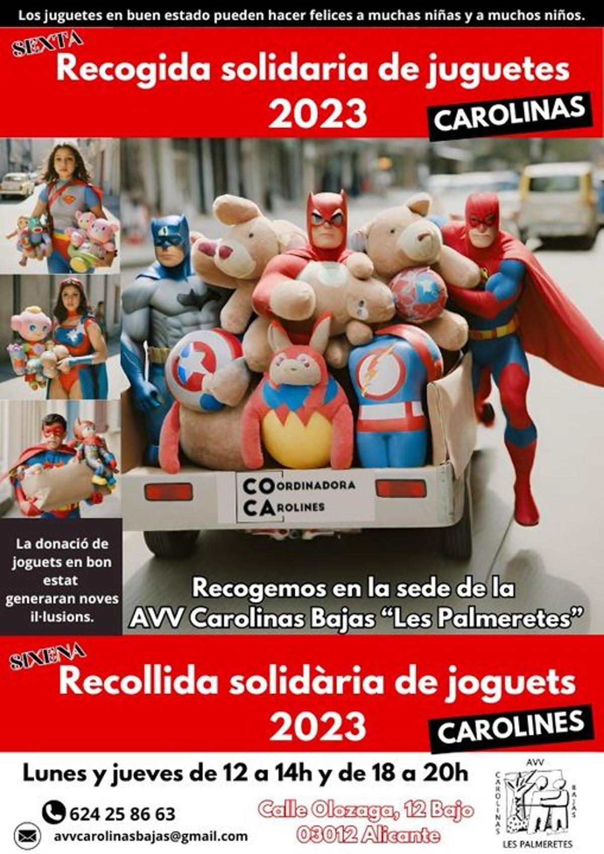 Recogida solidaria de juguetes.