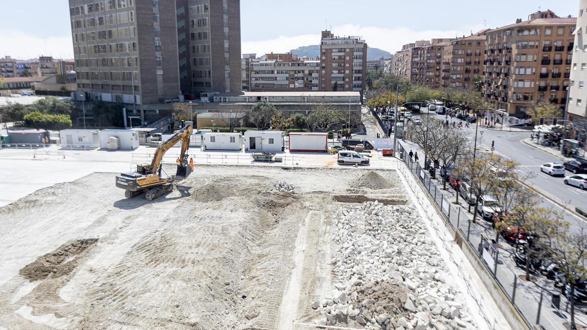 Obras del edificio de investigación ISABIAL en el Hospital Doctor Balmis de Alicante
