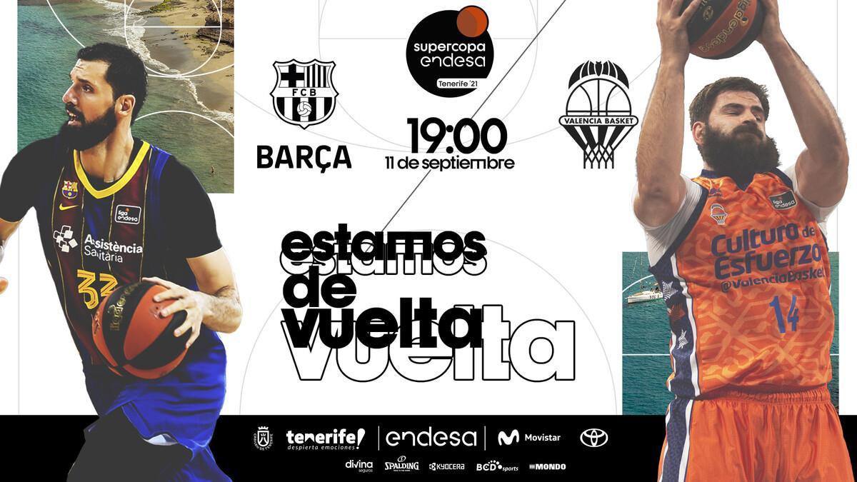 Horario y dónde ver el Barça - Valencia Basket - Superdeporte