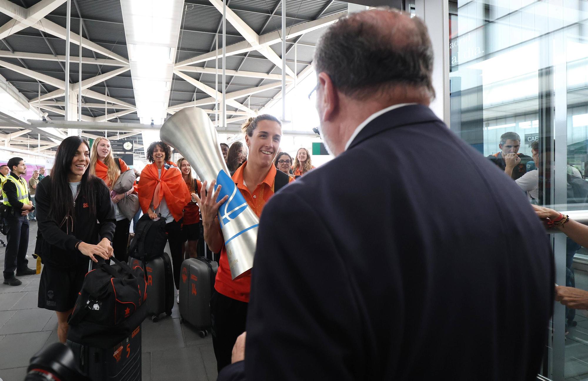 Así fue la llegada del Valencia Basket