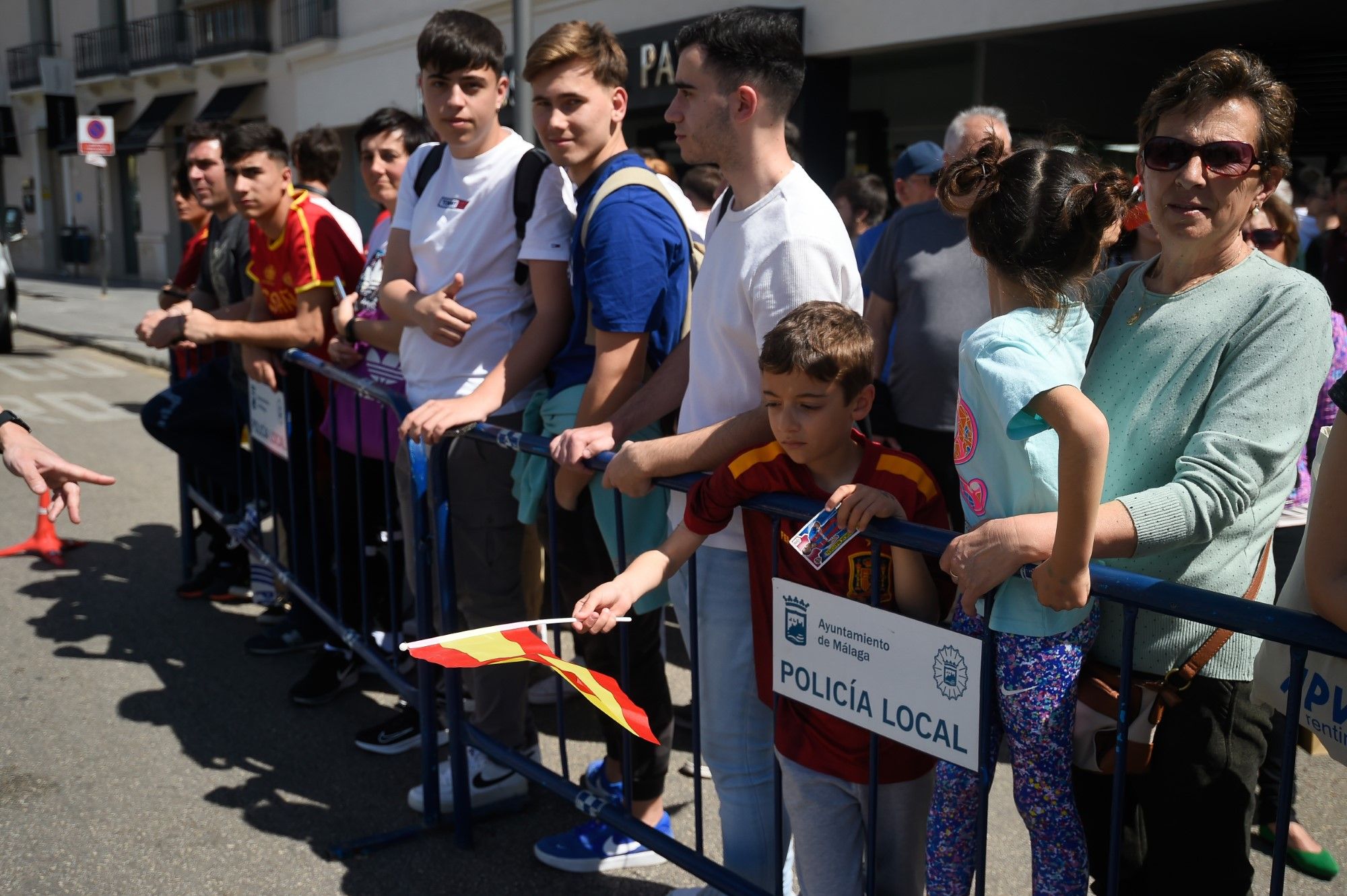 La Selección Española de fútbol llega a Málaga