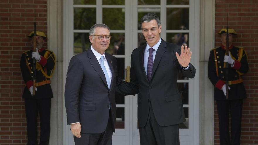Sánchez recibe al nuevo presidente de Portugal y destaca el buen estado de las relaciones bilaterales