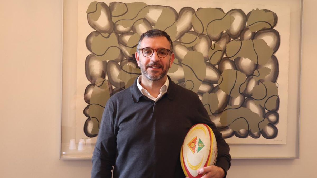 Ignasi Planas, presidente de la Federación Catalana de Rugby