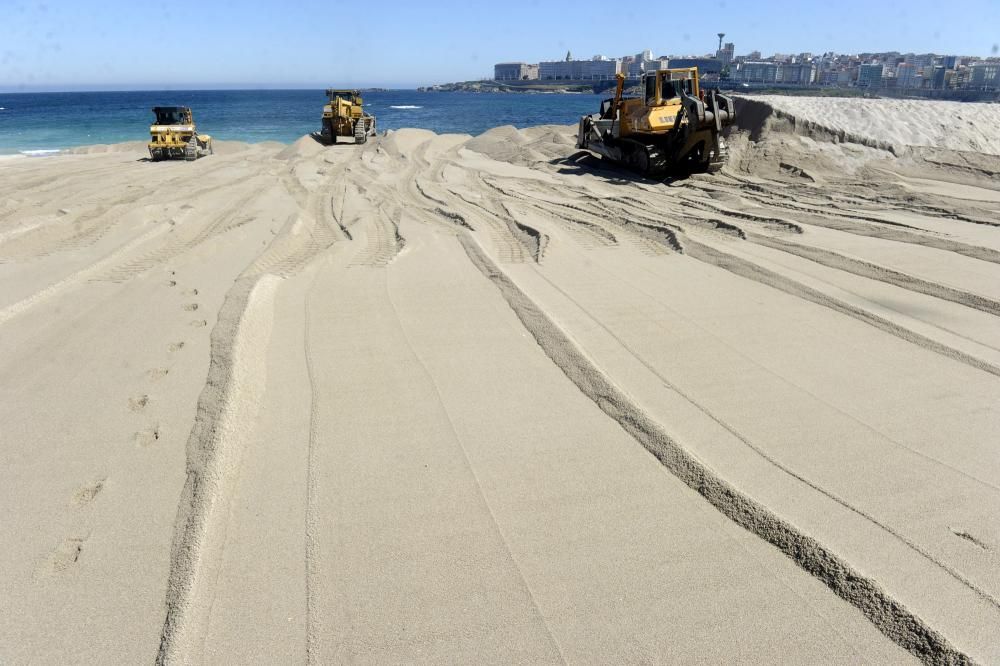 Día de playa en A Coruña