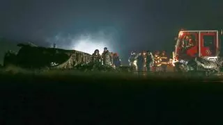 Mueren los 20 tripulantes del avión militar turco estrellado en Georgia