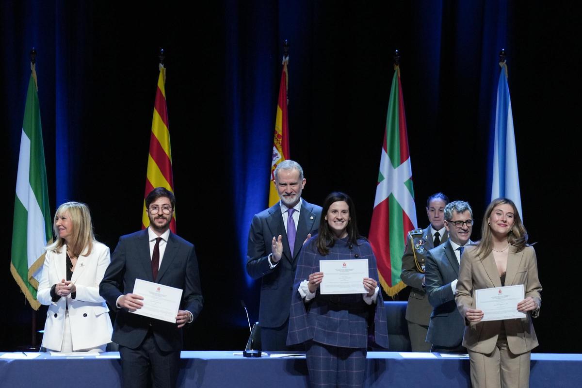 Un moment de l'entrega dels nous despatxos en un acte celebrat aquest dimarts a Barcelona.