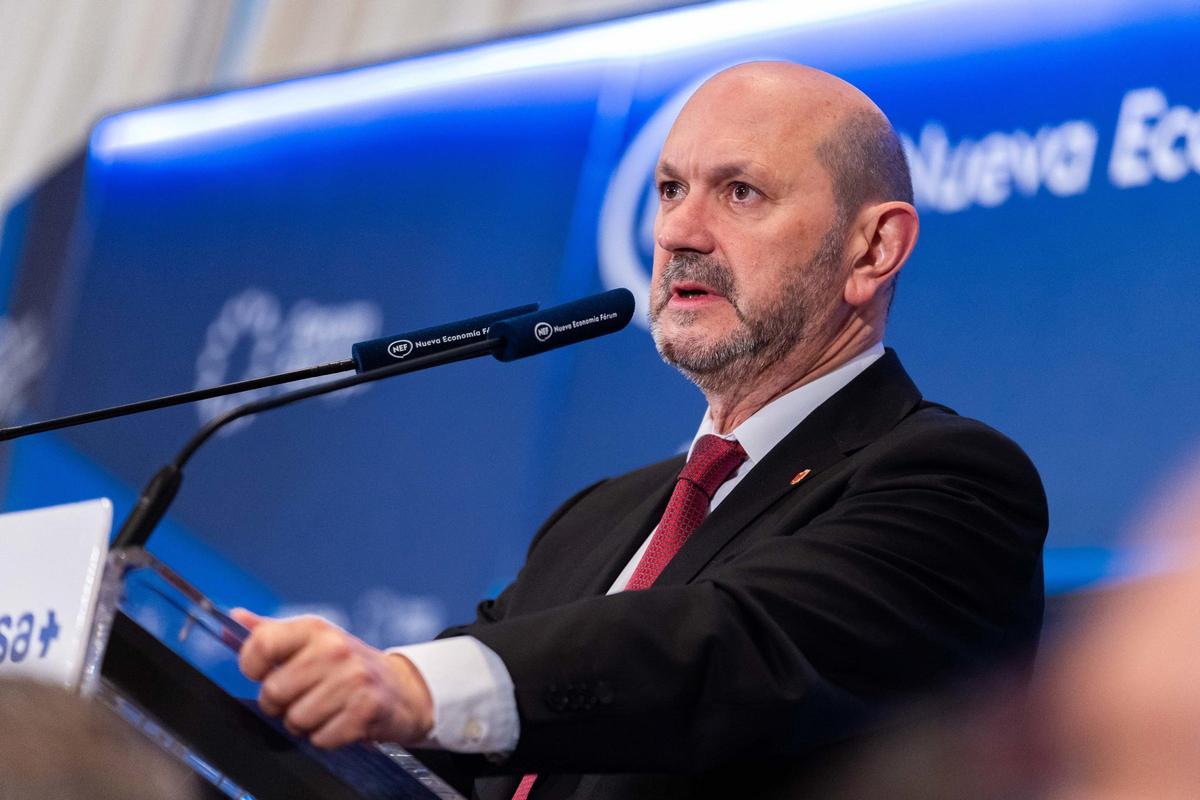 Rafel Louzán, presidente de la Federación Española de Fútbol.