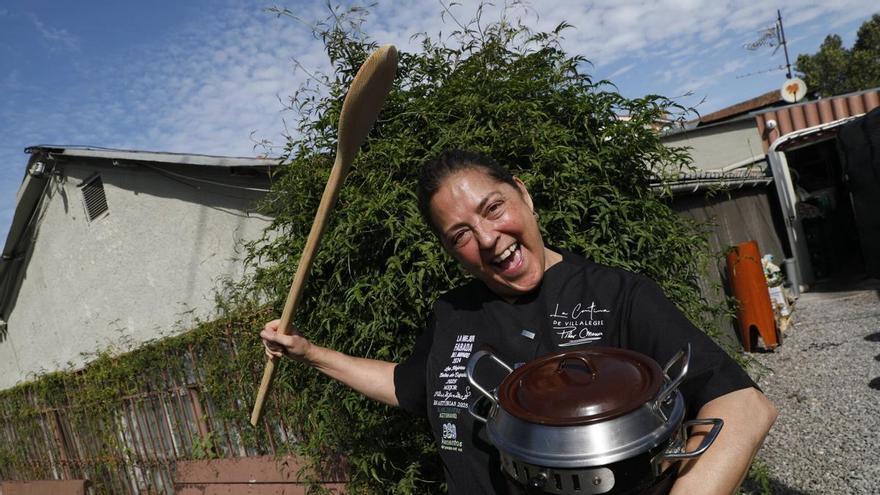 Pilar Meana, chef de la Cantina de Villalegre: "En San Agustín hay que comer fabada, pote de berzas y cachopo"
