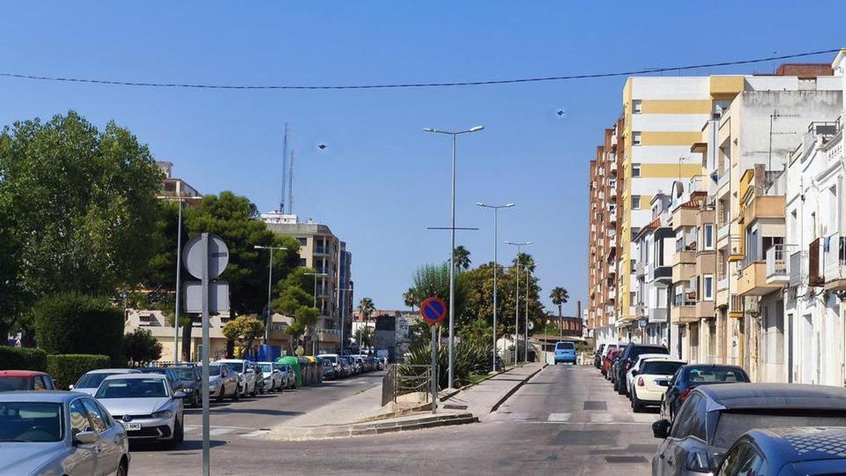 Foto de la plaza Primero de Mayo en Vinaròs.