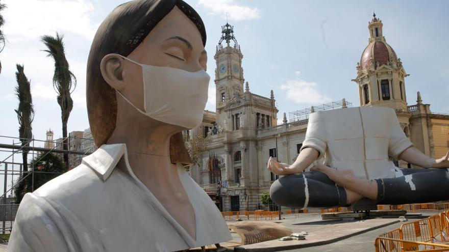 El busto de la falla municipal se salva