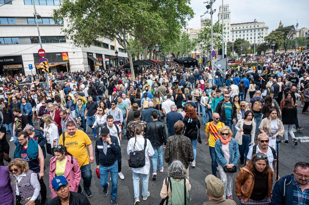 Sant Jordi de récord en Barcelona