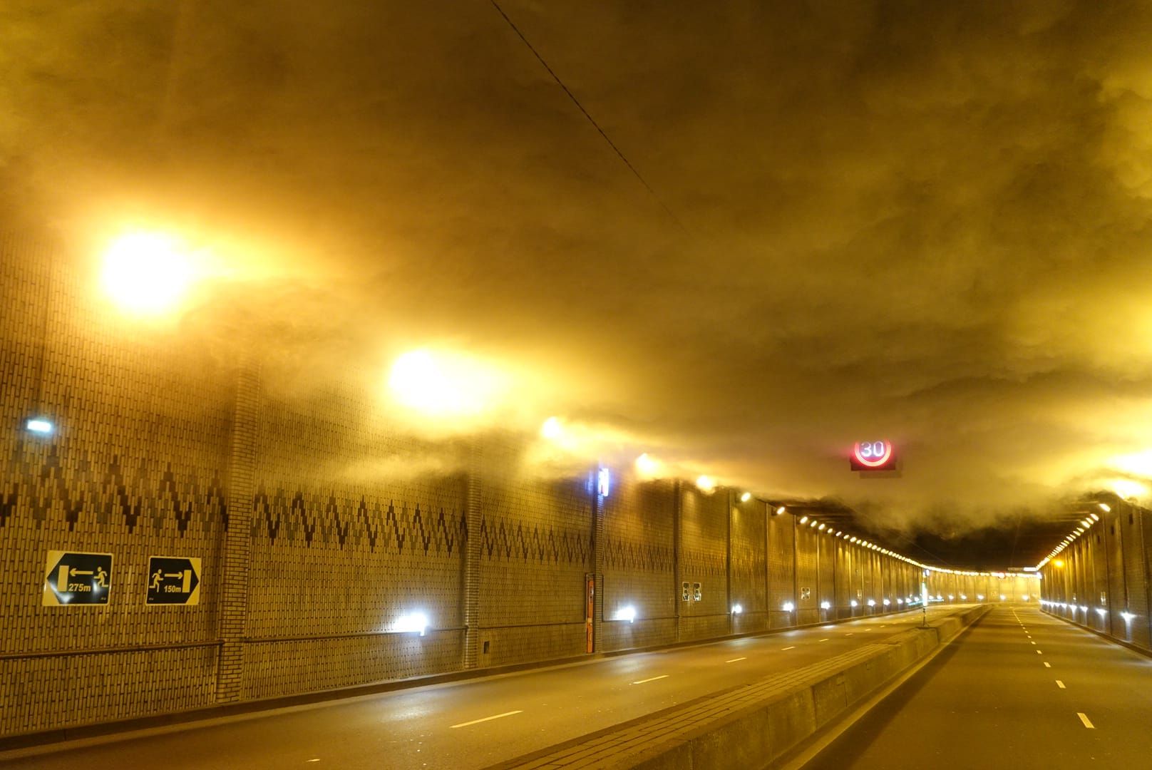 Simulacro en el túnel de Beiramar de Vigo