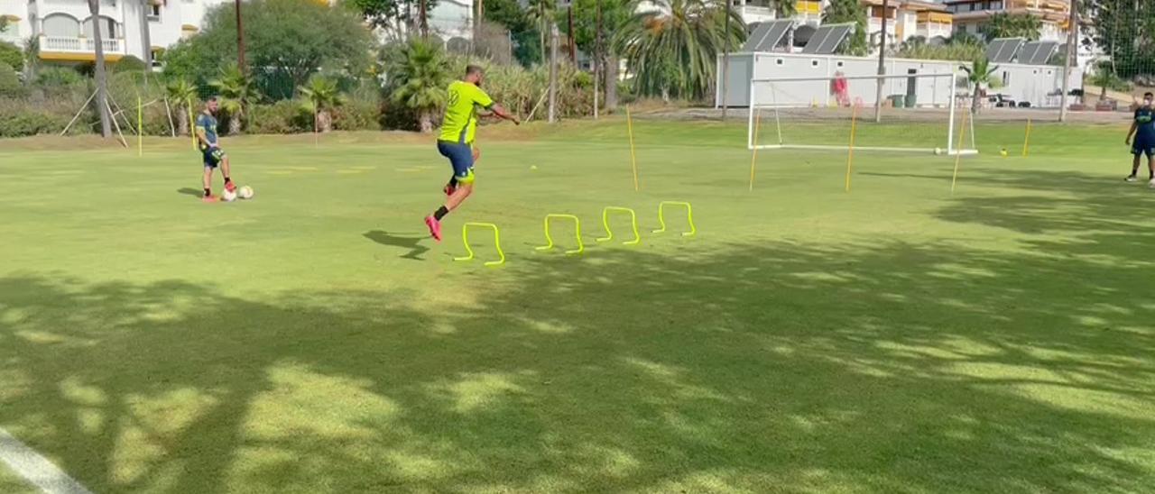 Benito Ramírez entrena en Marbella