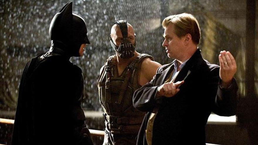 Christopher Nolan en el rodaje de Batman.