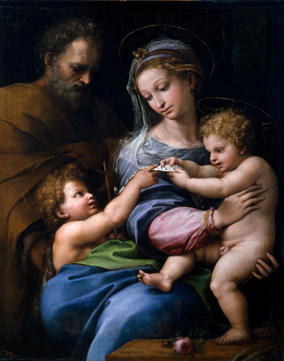 Raffaello Santi   Madonna della Rosa (Prado)