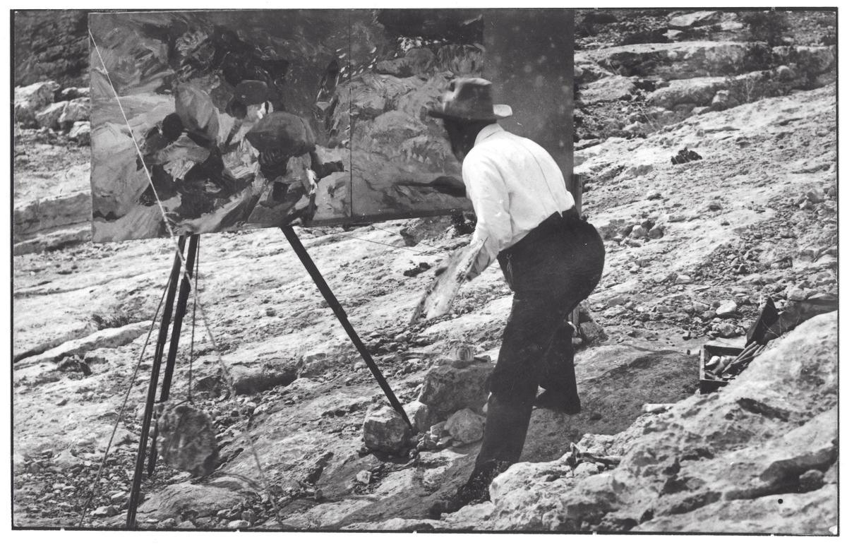 Sorolla pintando en Ibiza Los contrabandistas, 1919 1