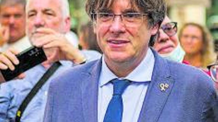 Puigdemont, en L’Alguer, la semana pasada.