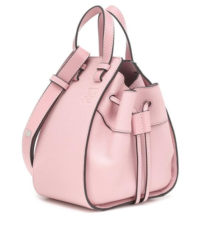 Bolso de piel en rosa pastel, de Loewe