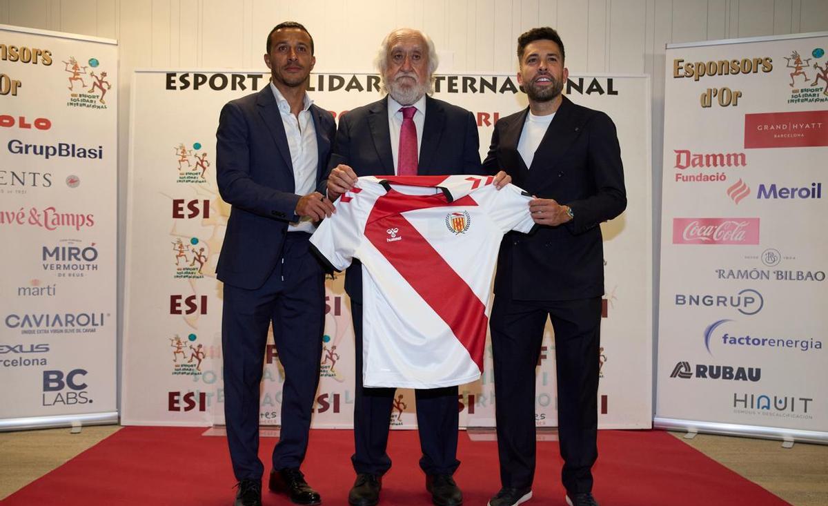 Thiago y Alba, con Maldonado