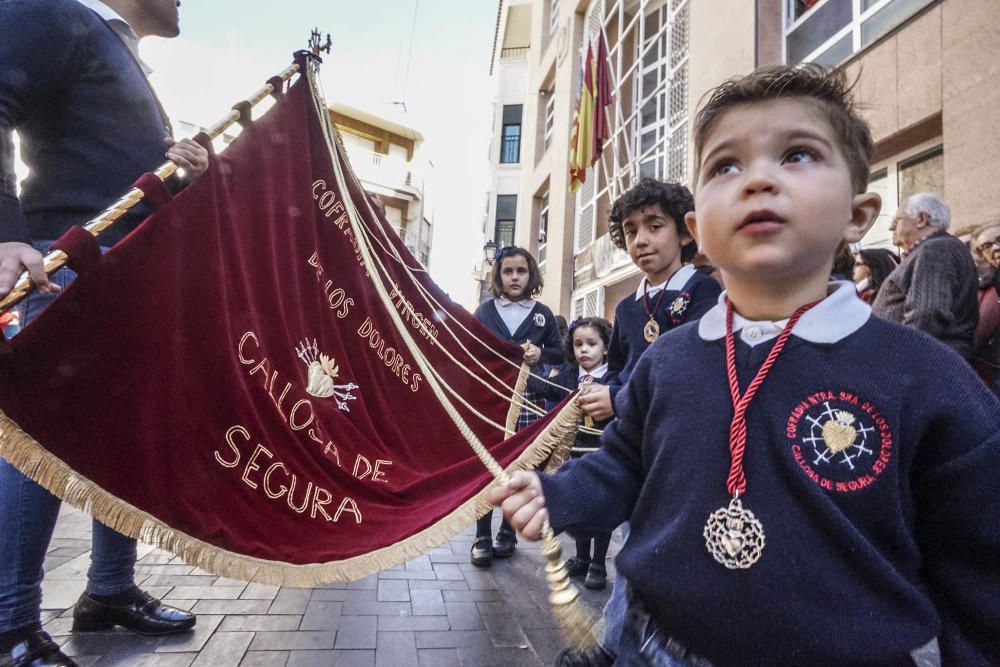 La popular procesión de «La Bajada» concentra a cientos de fieles en el traslado de la imagen desde su ermita hasta la Arciprestal