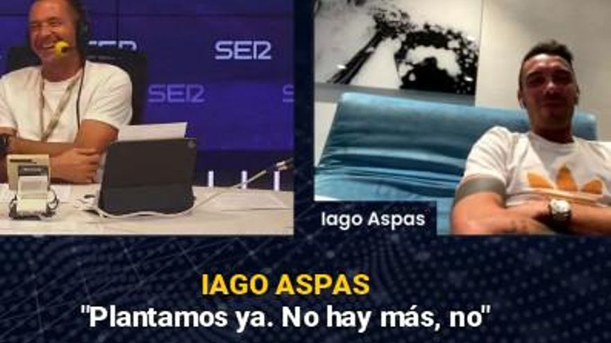 Iago Aspas cierra el grifo: "Aquí nos plantamos"