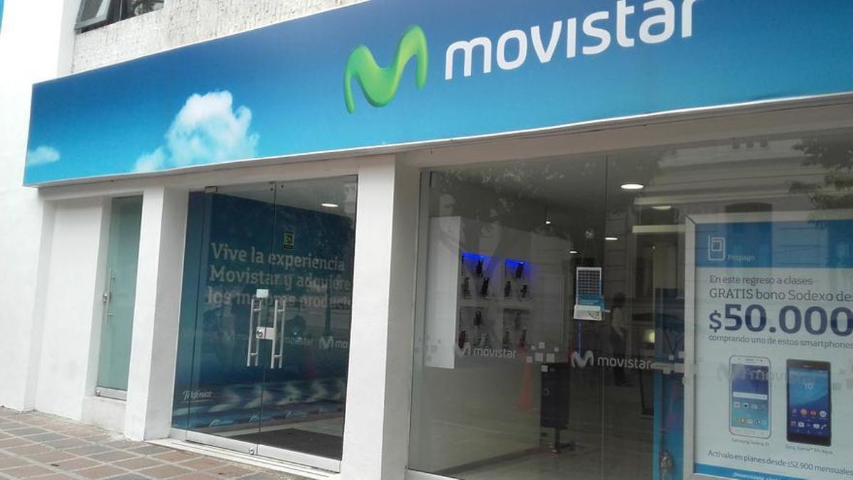 Una botiga de Movistar