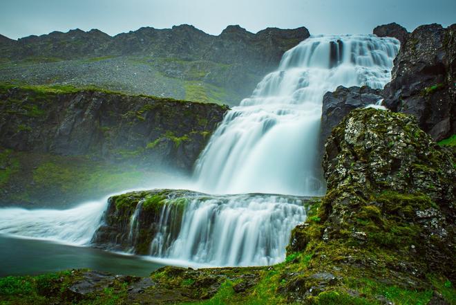 Cascada Dynjandi, Islandia