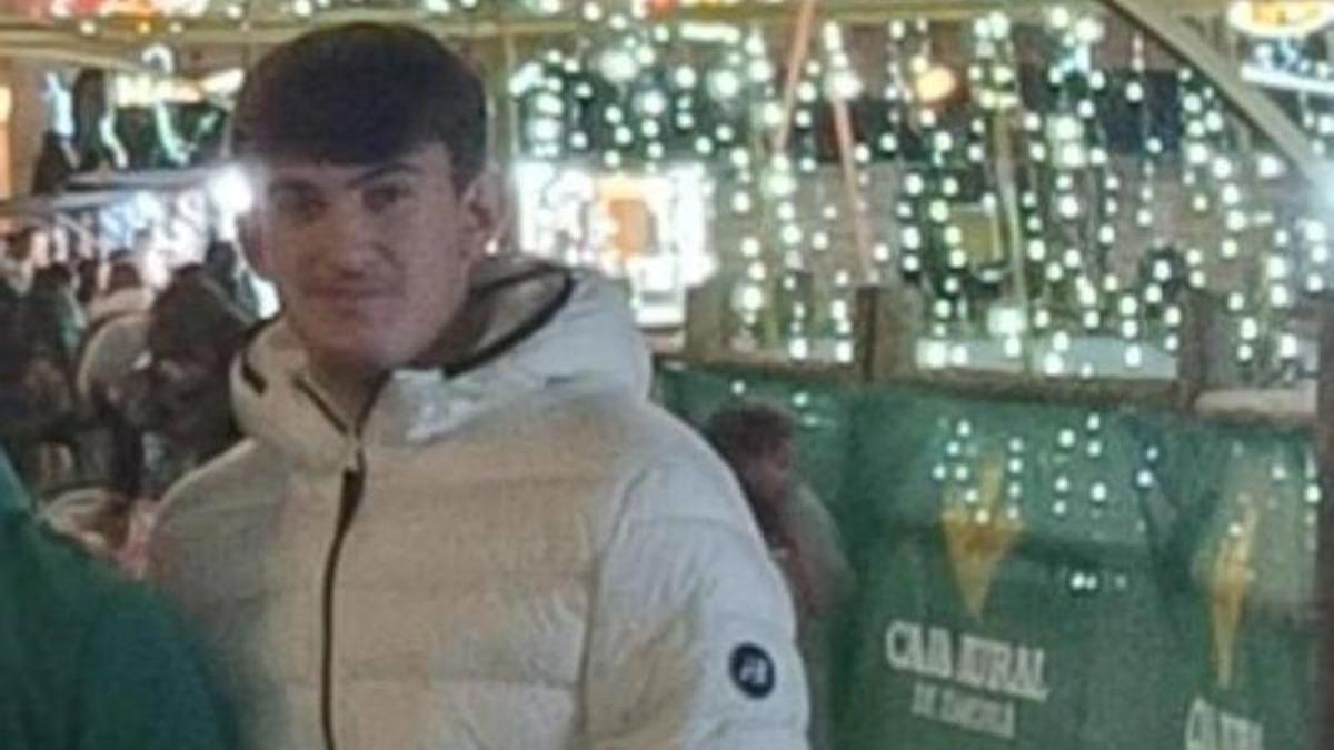 Manuel García Sánchez, joven desaparecido en Badajoz.