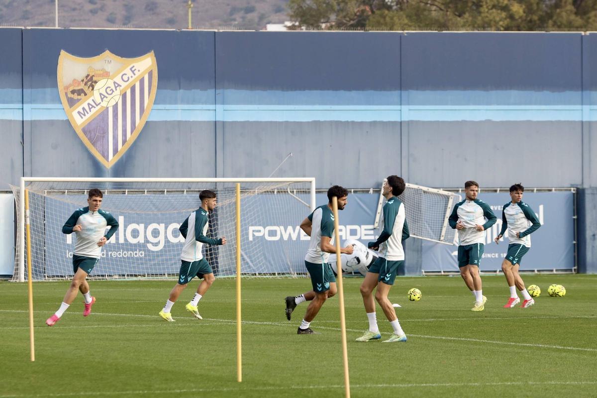 El Málaga CF ha tenido una semana sin novedades en sus entrenamientos.