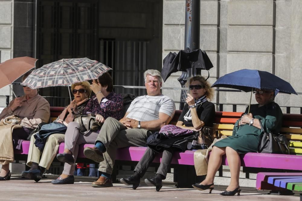 Jornada de soleada en toda Asturias