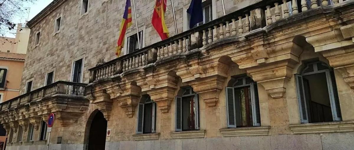 Fachada de la Audiencia Provincial de Balears