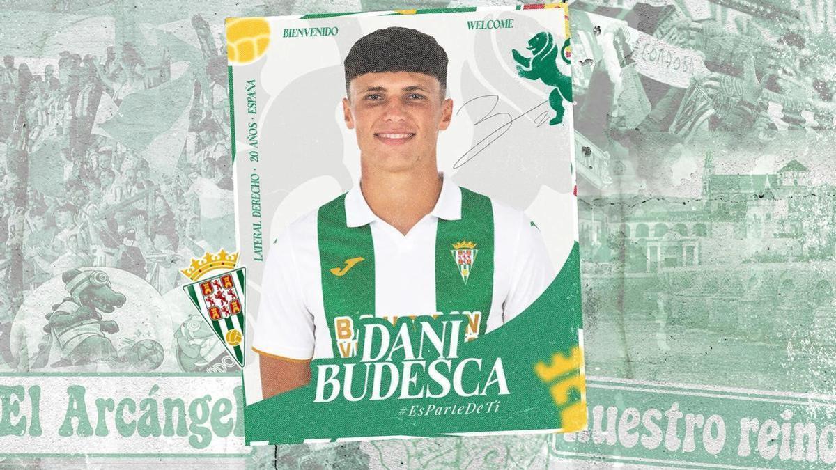 El anuncio de Dani Budesca con el Córdoba