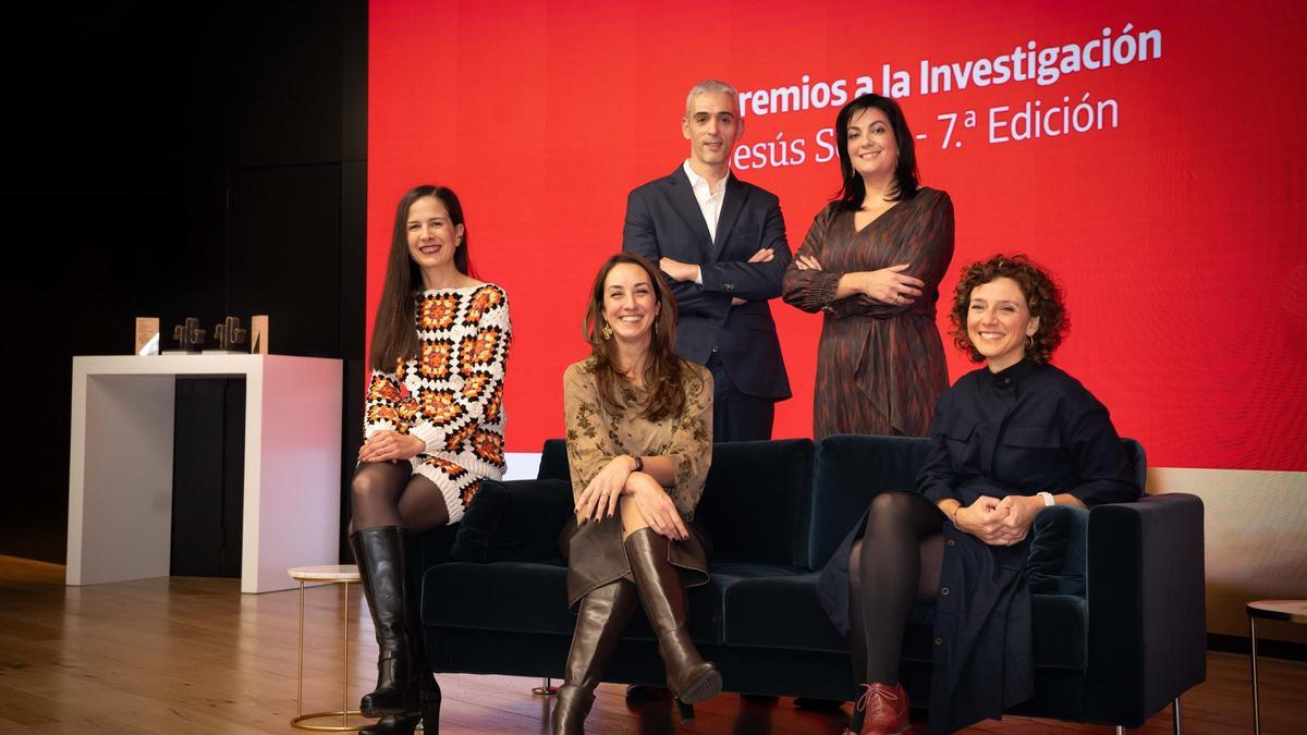 Jordi Mayneris-Perxachs entre els premiats.