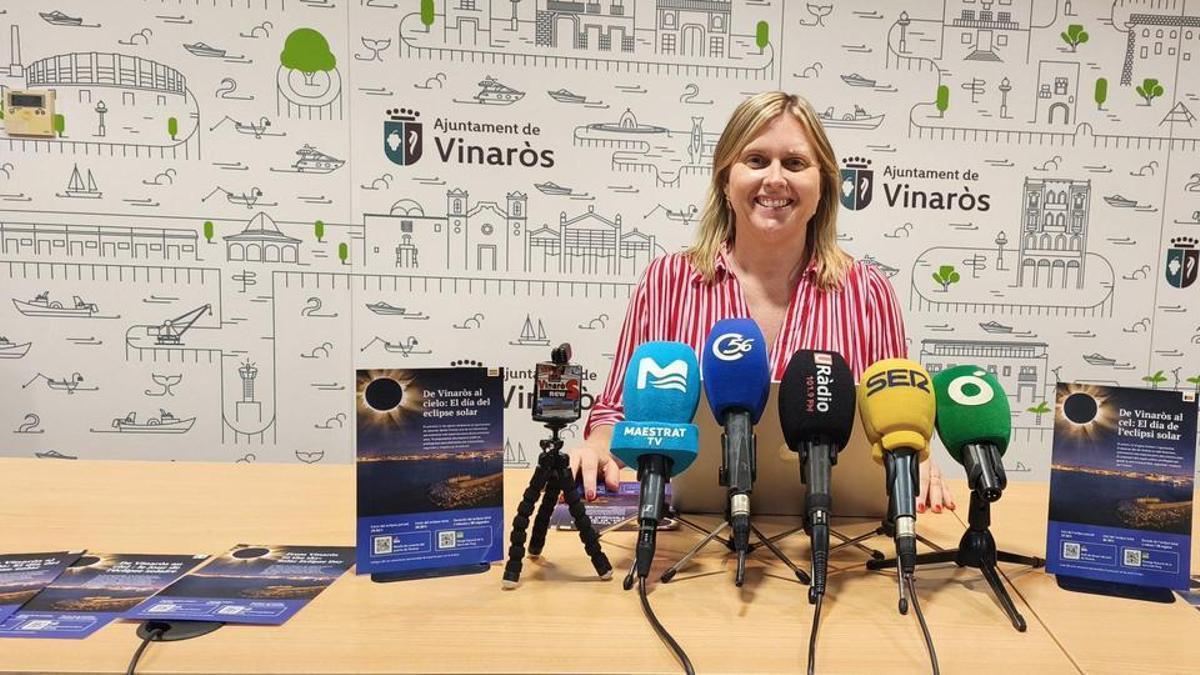 La concejala de Turismo, Mercedes García, ha indicado los puntos de obervación del eclipse.