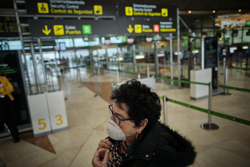 Situación en el aeropuerto de Tenerife Norte.