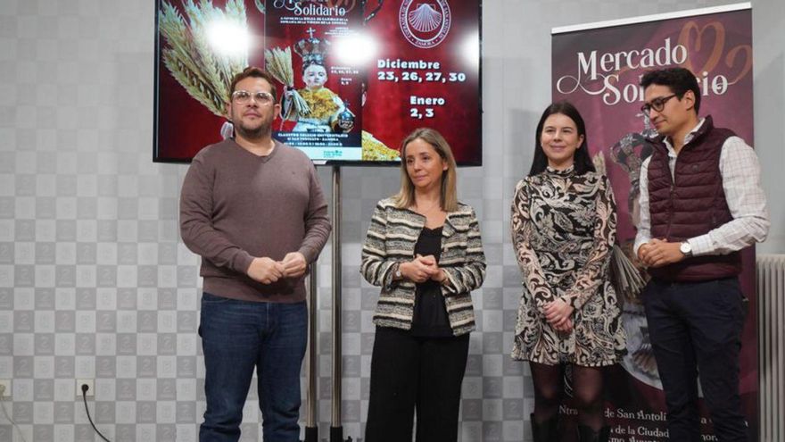 El mercado solidario de la Concha abre el lunes 23 en el Colegio Universitario de Zamora