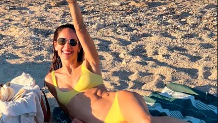 Eugenia Silva disfruta del verano en Formentera