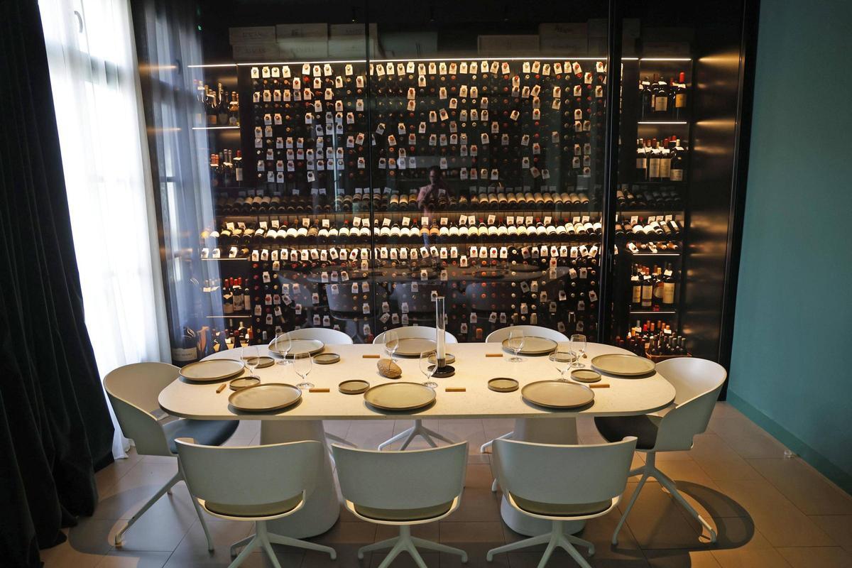 El celler a la vista, un dels somnis d’Isidre Fradera.