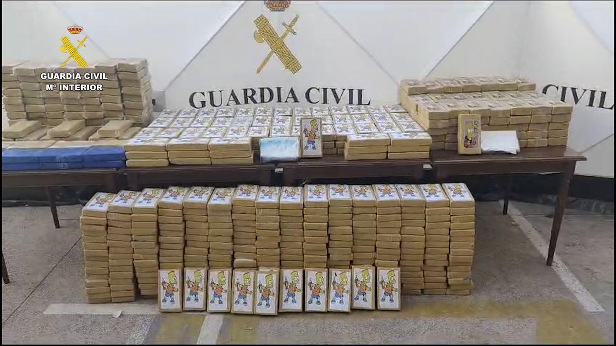 Incautados 600 kilos de cocaína ocultos en un contenedor en un polígono de Valencia