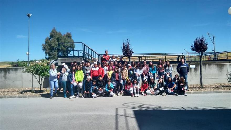 estudiantes del instituto visitan la depuradora